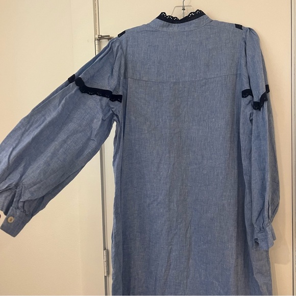 Pomander Place Jolene Chambray Midi Dress - Picture 11 of 14